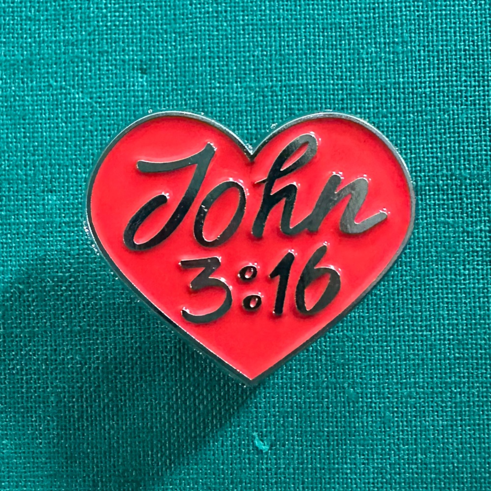John 3:16 Enamel Pin